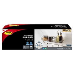 3M 無痕 廚房用品排鉤架 16809-TC, 高承重304不鏽鋼收納系列 