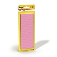 Post-it® Neon Fizz Notes, 3845-2SS, Super Sticky, 2X the Sticking Power, 90 sheets, 3 in x 8 in (76 mm x 203 mm)