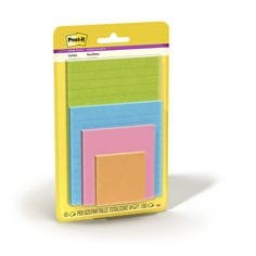 Post-it® Neon Fizz Notes, 4622-SSAU, Super Sticky, 2X the Sticking Power, 4 pads, 45 sheets each.