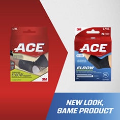 Key Visual image of ACE™ Elbow Compression Sleeve L/XL, catalog ID 207524, To/From Presentation.