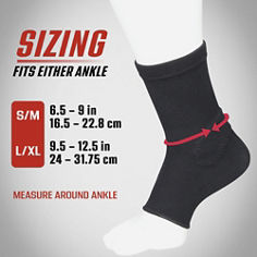 Key Visual image of ACE™ Ankle Compression Sleeve, catalog ID 207525/207526. B+ Content