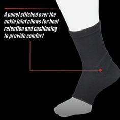 Key Visual image of ACE™ Black Ankle Compression Sleeve, catalog ID 901001/901002. B+ Content