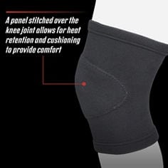 Key Visual image of ACE™ Black Knee Compression Sleeve, catalog ID 907001/907002. B+ Content