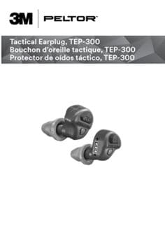 3M™ PELTOR™ Tactical Earplug TEP-300 CY, Coyote Brown | 3M United