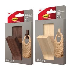 Command™ 5lb large modern wood packs 17421DW-ES 17421LW-ES image, 2 in packages products
