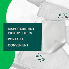 Scotch-Brite™ Everyday Clean Lint Pickup Sheets 836-ENV-40, B+ 01. Enhanced Content, Key Visual.