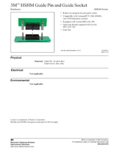 3M(TM) MetPak(TM) HSHM Guide Pin, TS2095