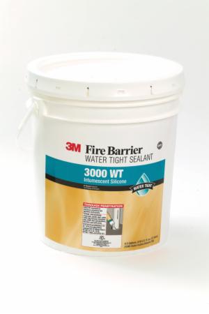 3M™ Fire Barrier Water Tight Sealant 3000WT, Gray, 4.5 Gallon (Pail), 1 Bottle/Caseimage
