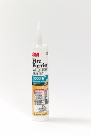 3M™ Fire Barrier Water Tight Sealant 3000WT, Gray, 10.1 fl oz Cartridge, 12 Each/Caseimage