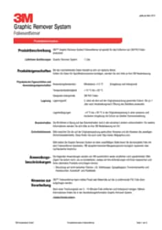 Produktinformation 3M™ Folienentferner