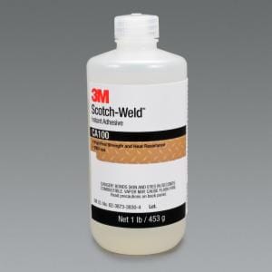 3M™ Scotch-Weld Instant Adhesive CA100, Clear, 1 Pound, 1 Bottle/Case image 3M™ Scotch-Weld Instant Adhesive CA100, Clear, 1 Pound, 1 Bottle/Caseimage