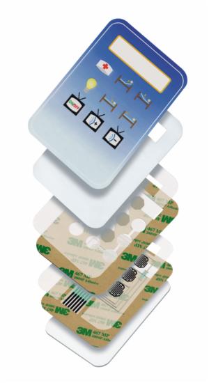 3M™ Membrane Switch Spacer 7956MWS, White, 48 in x 180 yd, 6 mil, 1 Roll/Caseimage