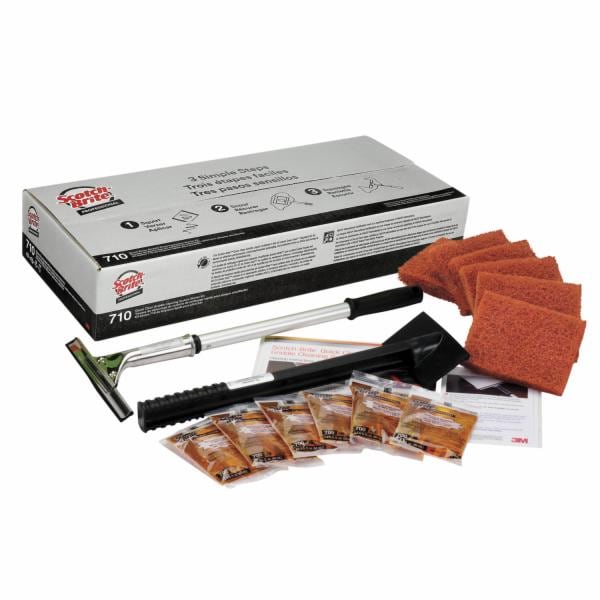 Scotch-Brite Quick Clean Griddle Cleaning System Starter Kit 710