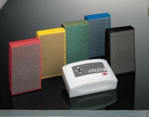 3M™ Flexible Diamond Hand Lap 6200J, M125 Mic, 2-1/4 in x 3-3/4 in, 10 ea/Caseimage