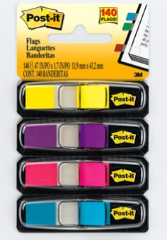 3M Post-it mini flèches de signalisation index - 24 pièces - 11,9 x 43,2 mm