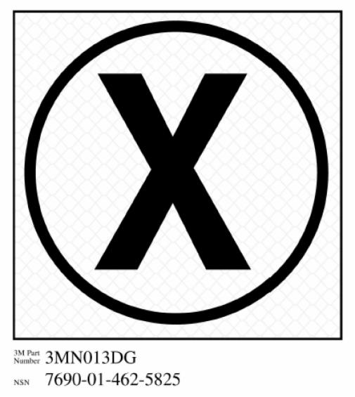 3M(TM) Diamond Grade(TM) Damage Control Sign Cir X-Ray
