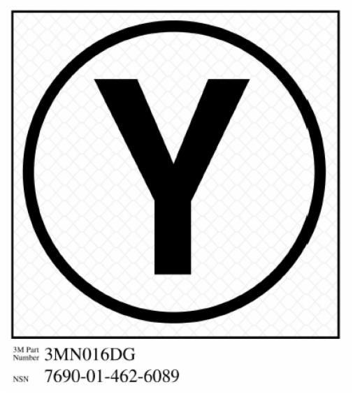 3M(TM) Diamond Grade(TM) Damage Control Sign Cir Yoke