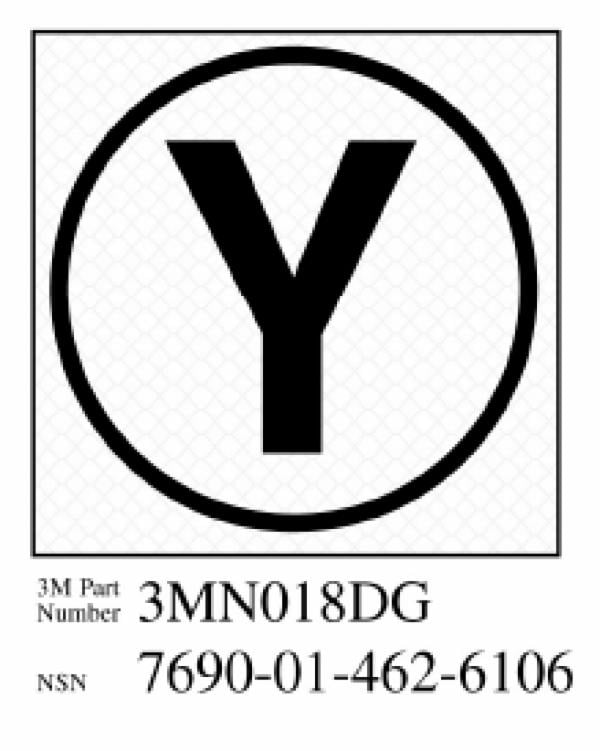 ™ Diamond Grade Damage Control Sign 3MN018DG