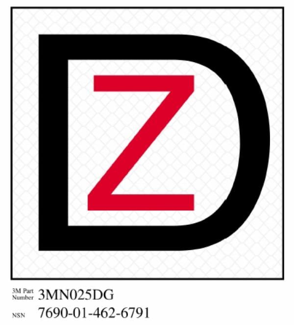 ™ Diamond Grade Damage Control Sign 3MN025DG