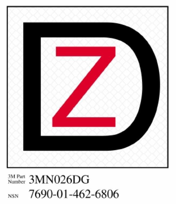 ™ Diamond Grade Damage Control Sign 3MN026DG