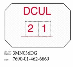 3M™ Diamond Grade Damage Control Sign 3MN036DG, “DCUL”, 8 in x 12 in, 10/Packageimage