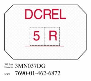 3M™ Diamond Grade Damage Control Sign 3MN037DG, “DCREL”, 8 in x 12 in, 10/Packageimage
