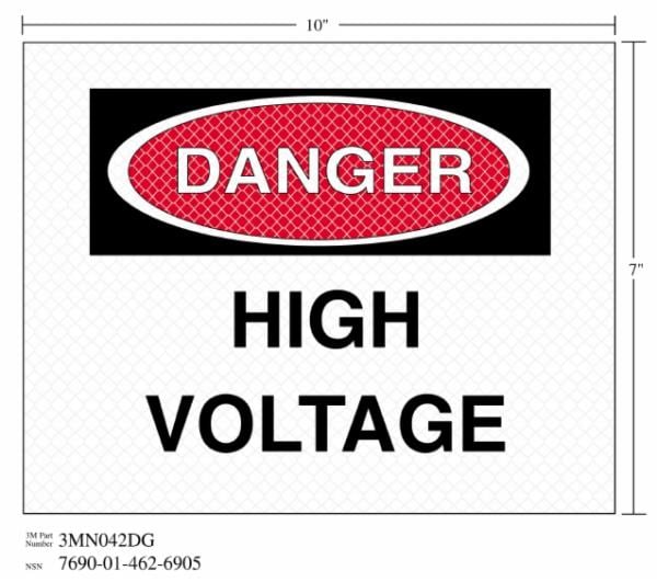 ™ Diamond Grade Damage Control Sign 3MN042DG