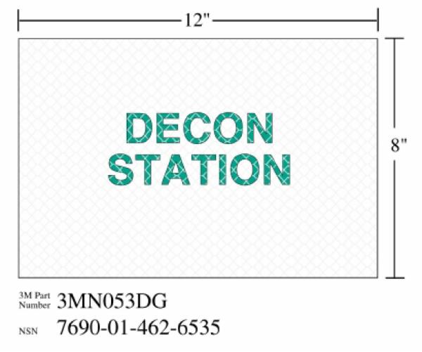 ™ Diamond Grade Damage Control Sign 3MN053DG