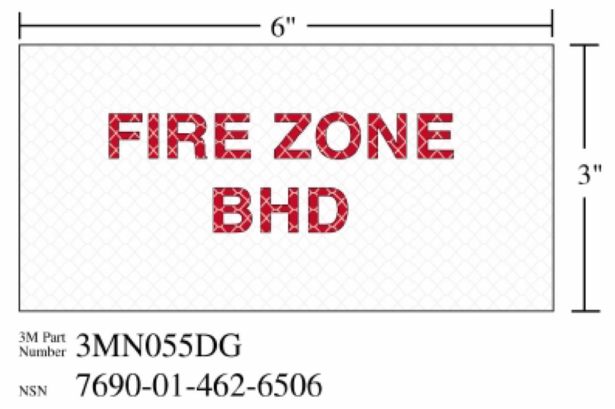 ™ Diamond Grade Damage Control Sign 3MN055DG