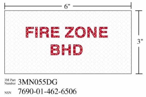 ™ Diamond Grade Damage Control Sign 3MN055DG