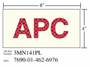 3M™ Photoluminescent Film 6900, Shipboard Sign 3MN141PL, 8 in x 4 in, APC, 10/Pkg image 3M™ Photoluminescent Film 6900, Shipboard Sign 3MN141PL, 8 in x 4 in, APC, 10/Pkgimage