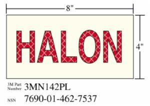 3M™ Photoluminescent Film 6900, Shipboard Sign 3MN142PL, 8 in x 4 in, HALON, 10/Package image 3M™ Photoluminescent Film 6900, Shipboard Sign 3MN142PL, 8 in x 4 in, HALON, 10/Packageimage