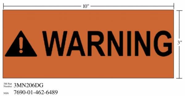 ™ Diamond Grade Safety Sign 3MN206DG
