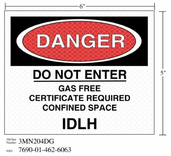 ™ Diamond Grade Safety Sign 3MN204DG
