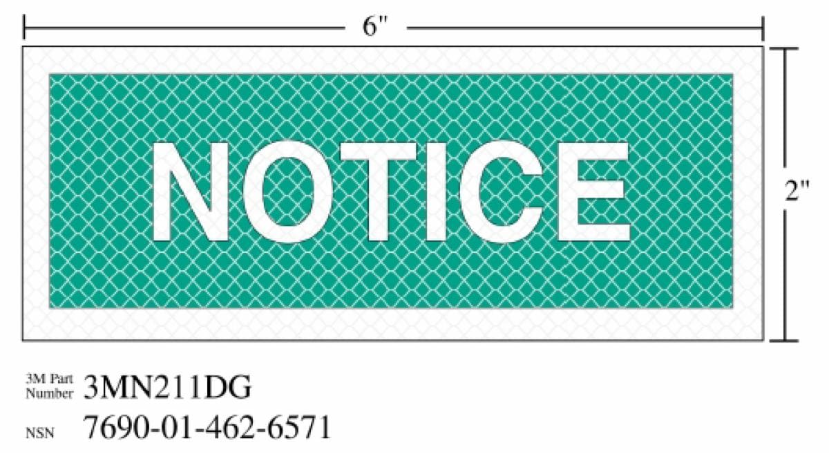 ™ Diamond Grade Safety Sign 3MN211DG