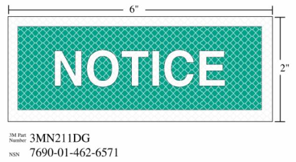 ™ Diamond Grade Safety Sign 3MN211DG