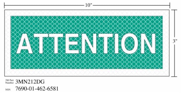 ™ Diamond Grade Safety Sign 3MN212DG
