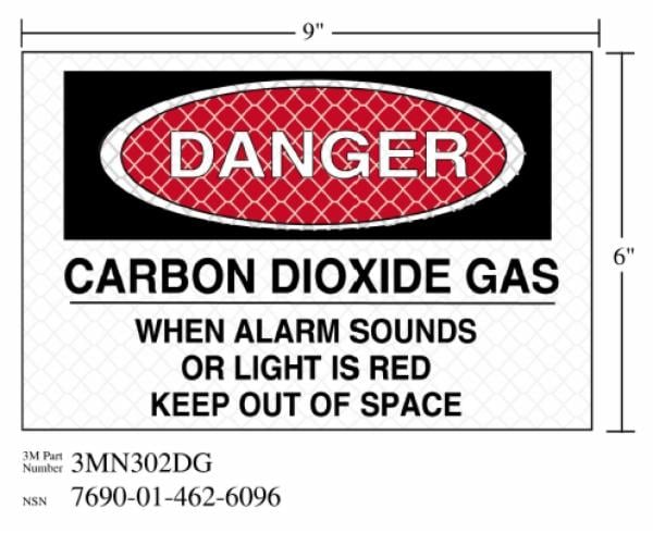™ Diamond Grade Fire Fighting Sign 3MN302DG
