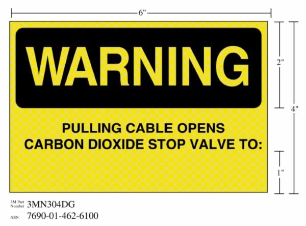 ™ Diamond Grade Fire Fighting Sign 3MN309DG