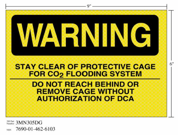 ™ Diamond Grade Fire Fighting Sign 3MN305DG