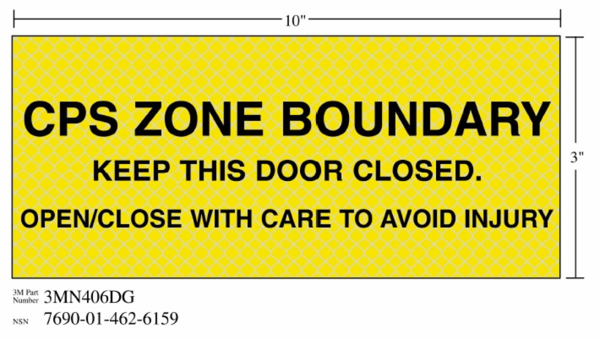 ™ Diamond Grade Ventilation Sign 3MN406DG