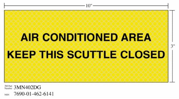 ™ Diamond Grade Ventilation Sign 3MN402DG