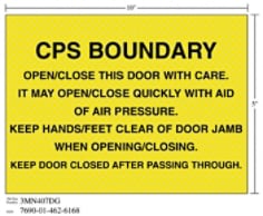 3M(TM) Diamond Grade(TM) Ventilation Sign CPS THROUGH