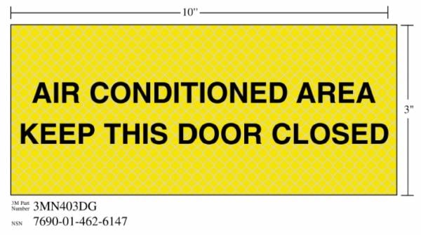 ™ Diamond Grade Ventilation Sign 3MN403DG