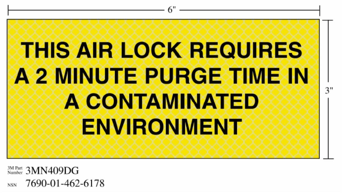 ™ Diamond Grade Ventilation Sign 3MN409DG