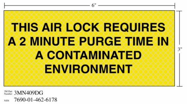 ™ Diamond Grade Ventilation Sign 3MN409DG