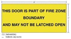 3M(TM) Diamond Grade(TM) Ventilation Sign THIS OPEN