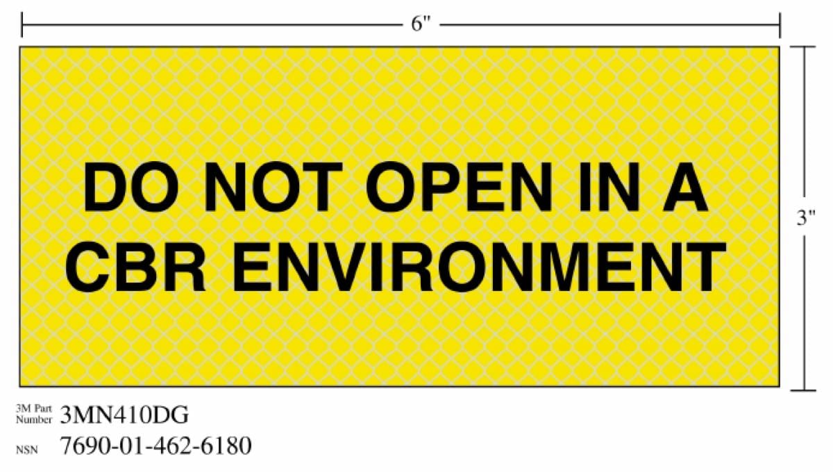 ™ Diamond Grade Ventilation Sign 3MN410DG