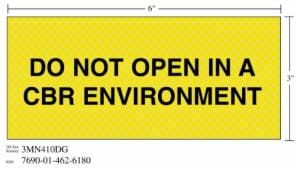3M™ Diamond Grade Ventilation Sign 3MN410DG, “DO…ENVIRON”, 7 in x 3 in, 10/Packageimage