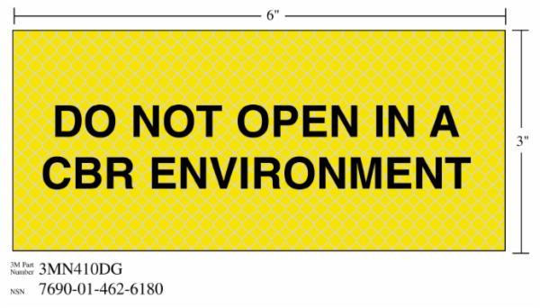 ™ Diamond Grade Ventilation Sign 3MN410DG